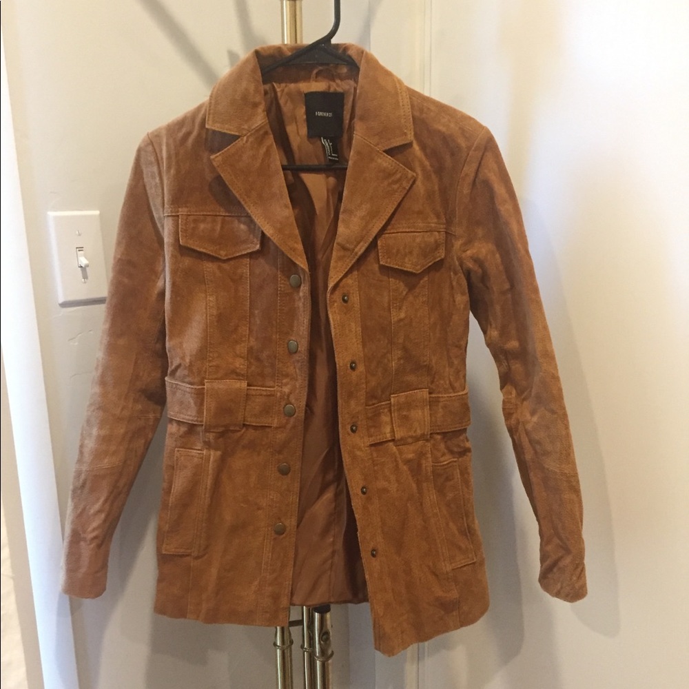 Forever 21 Suede leather jacket